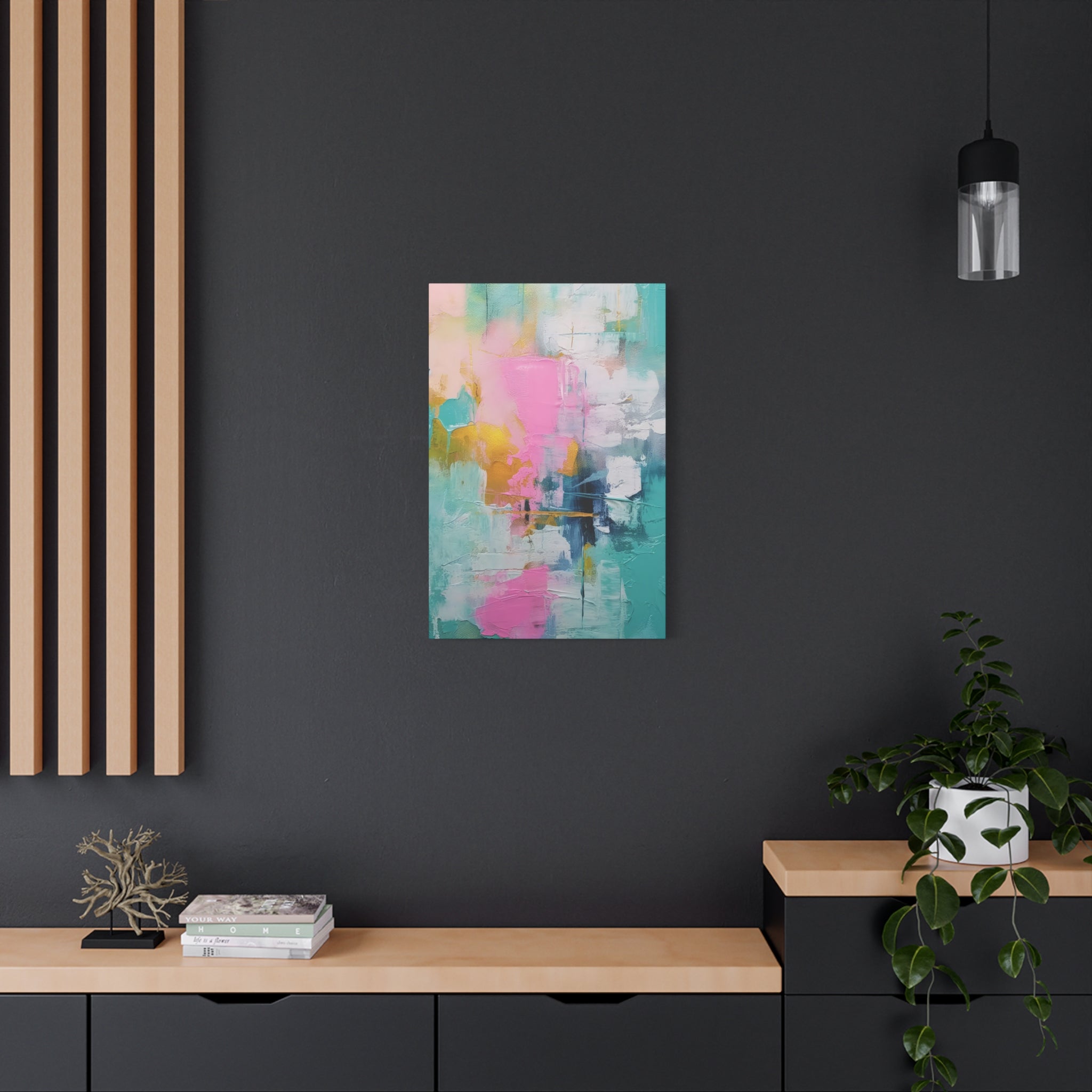 Urban Symphony Abstract Motion Art Matte Canvas, Stretched, 1.25"