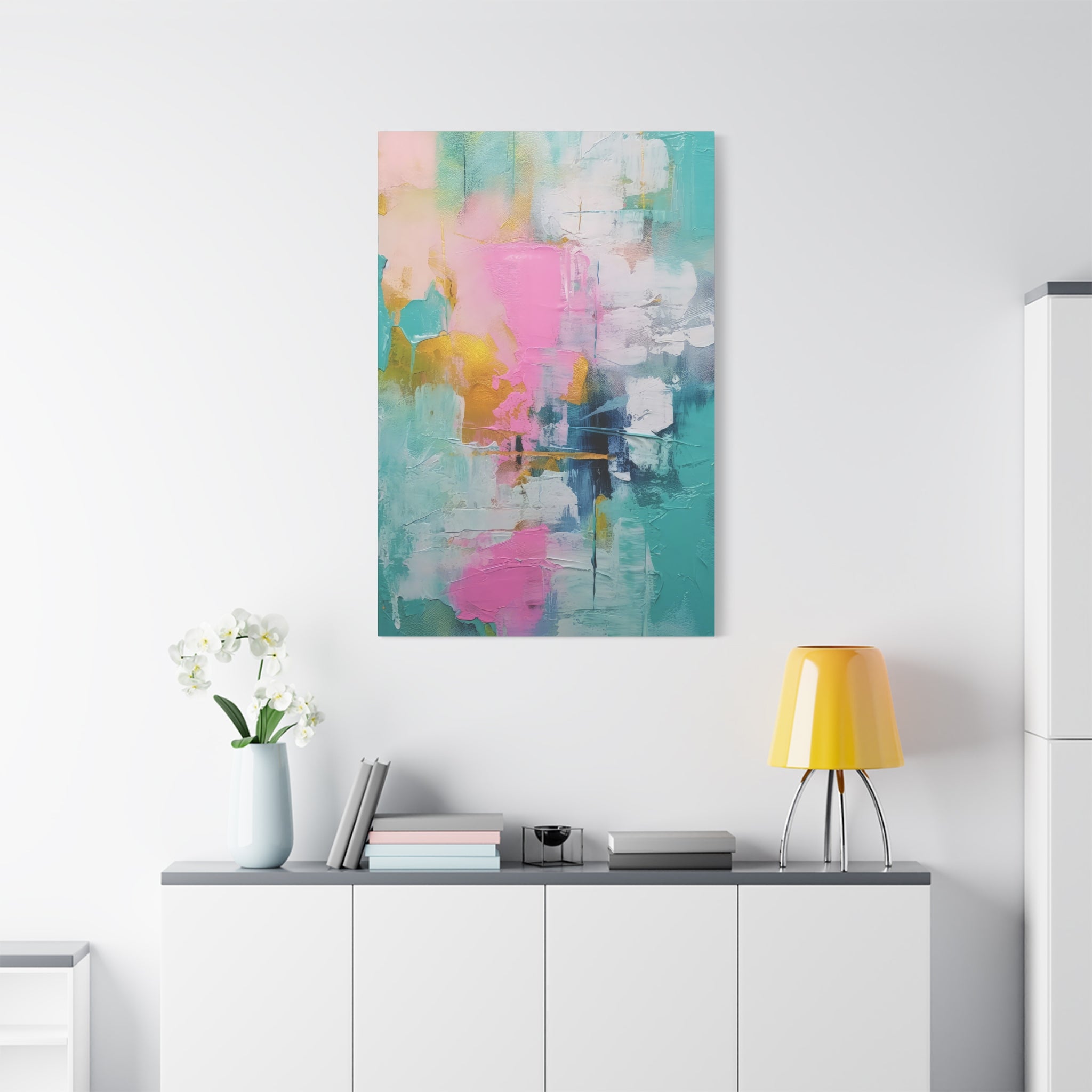 Urban Symphony Abstract Motion Art Matte Canvas, Stretched, 1.25"